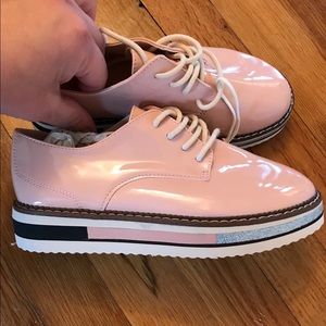 Zara girls pink shoes size 2